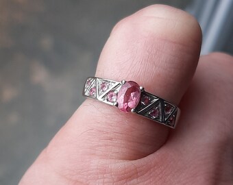 ピンクサファイア　ピンクトルマリン　リング　指輪 第395回抽選販売＞ピンクトルマリン 4.8ct サファイア(ピンク