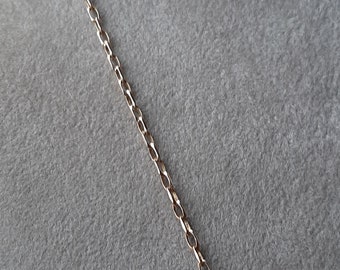 A vintage 16 inch 9ct gold belcher chain