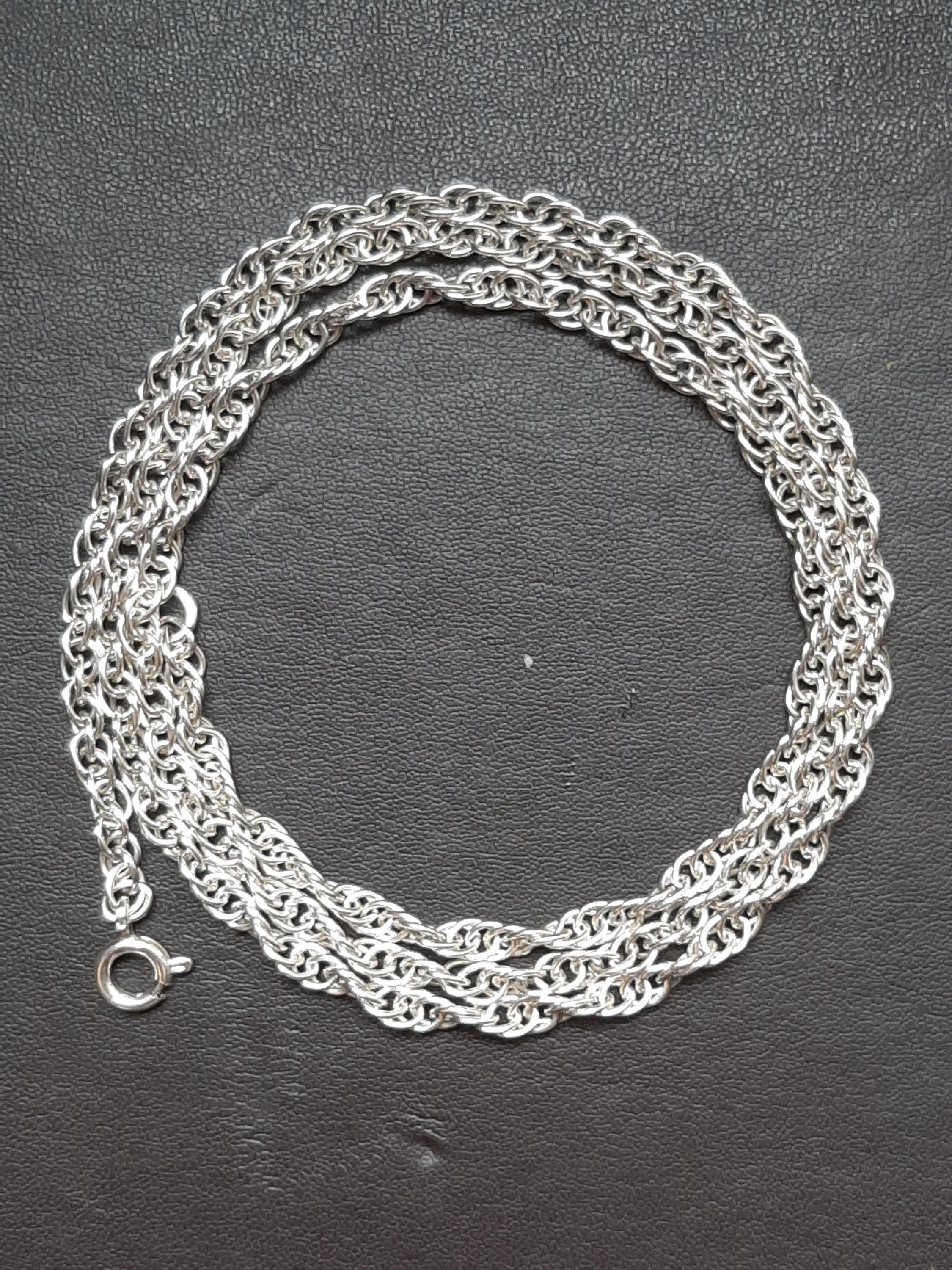 ヴィンテージの長い22インチのシルバーのプリンスオブウェールズリンク