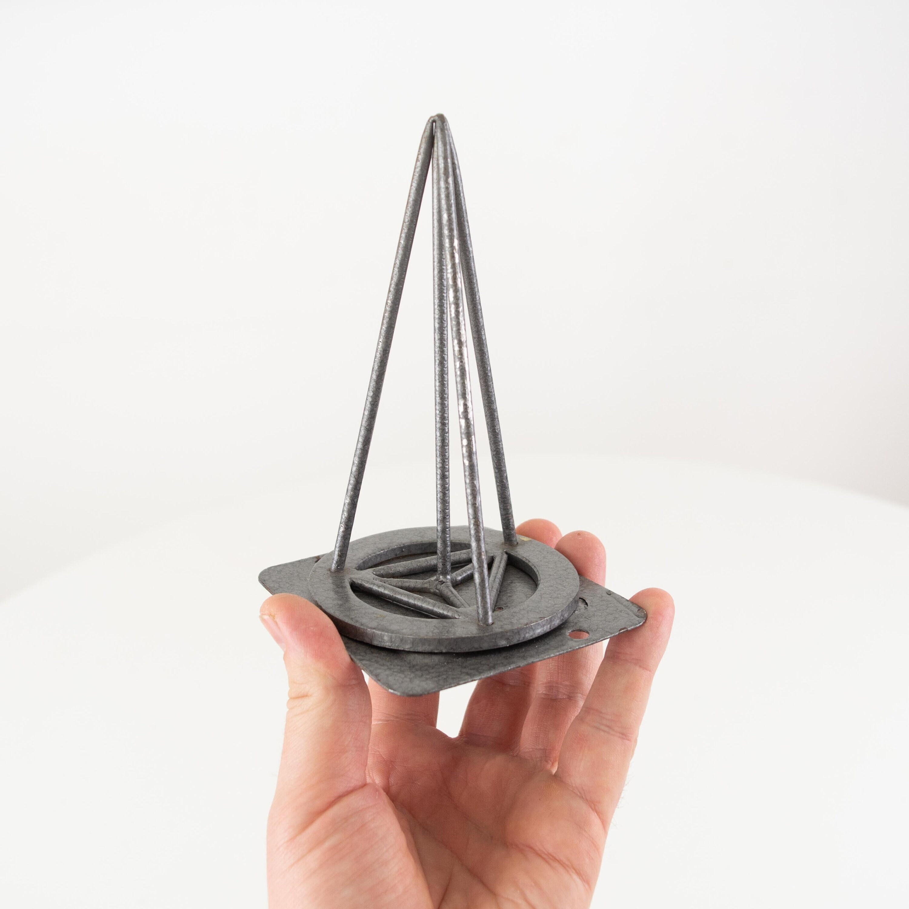 Vintage Geometric Metal Model, Educational Metal Model, Teaching aid, Geometric Educational School Models, Vintage Educational Metal Shape