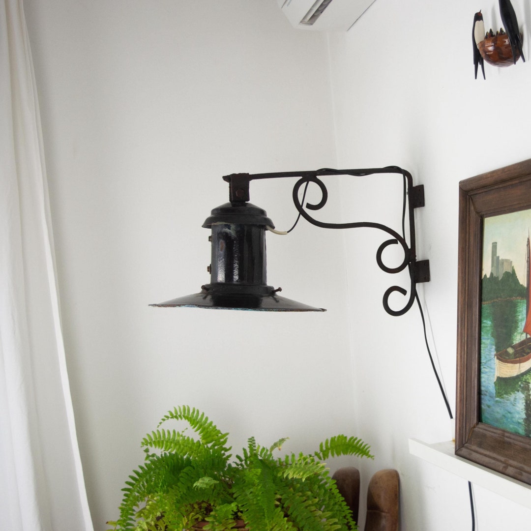 Vintage Industrial Wall Lamp, Vintage Industrial Wall Sconce, Vintage ...