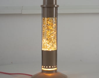 Vintage Liquid Motion-lamp: retro raketstijl, USSR jaren 70
