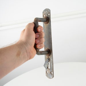 Vintage Door Handle, Vintage Metal Door Handle, Industrial Door Handle, Metal Front Door Handle, Retro Door Knob, Rustic Metal Door Handle