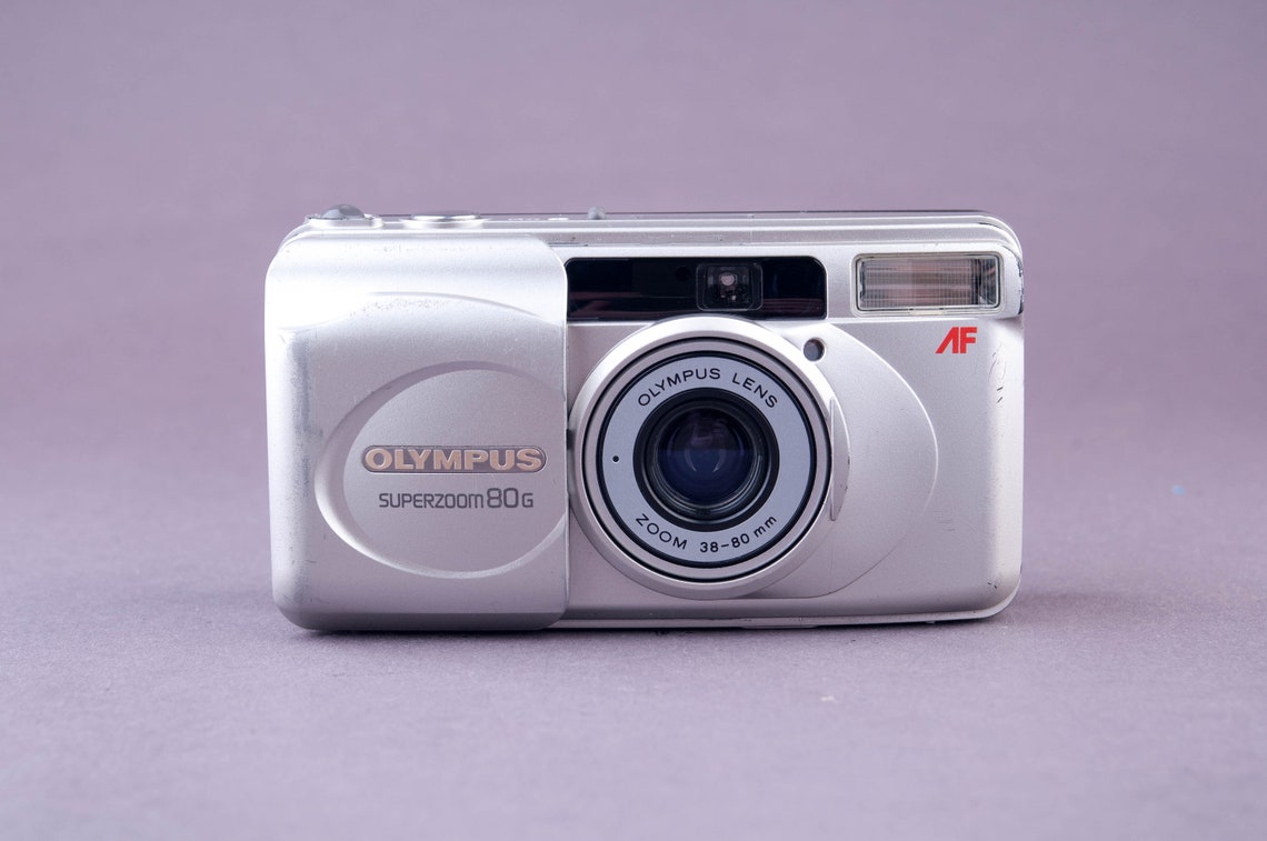 Olympus Superzoom 80G 35mm Point & Shoot Film Camera Etsy