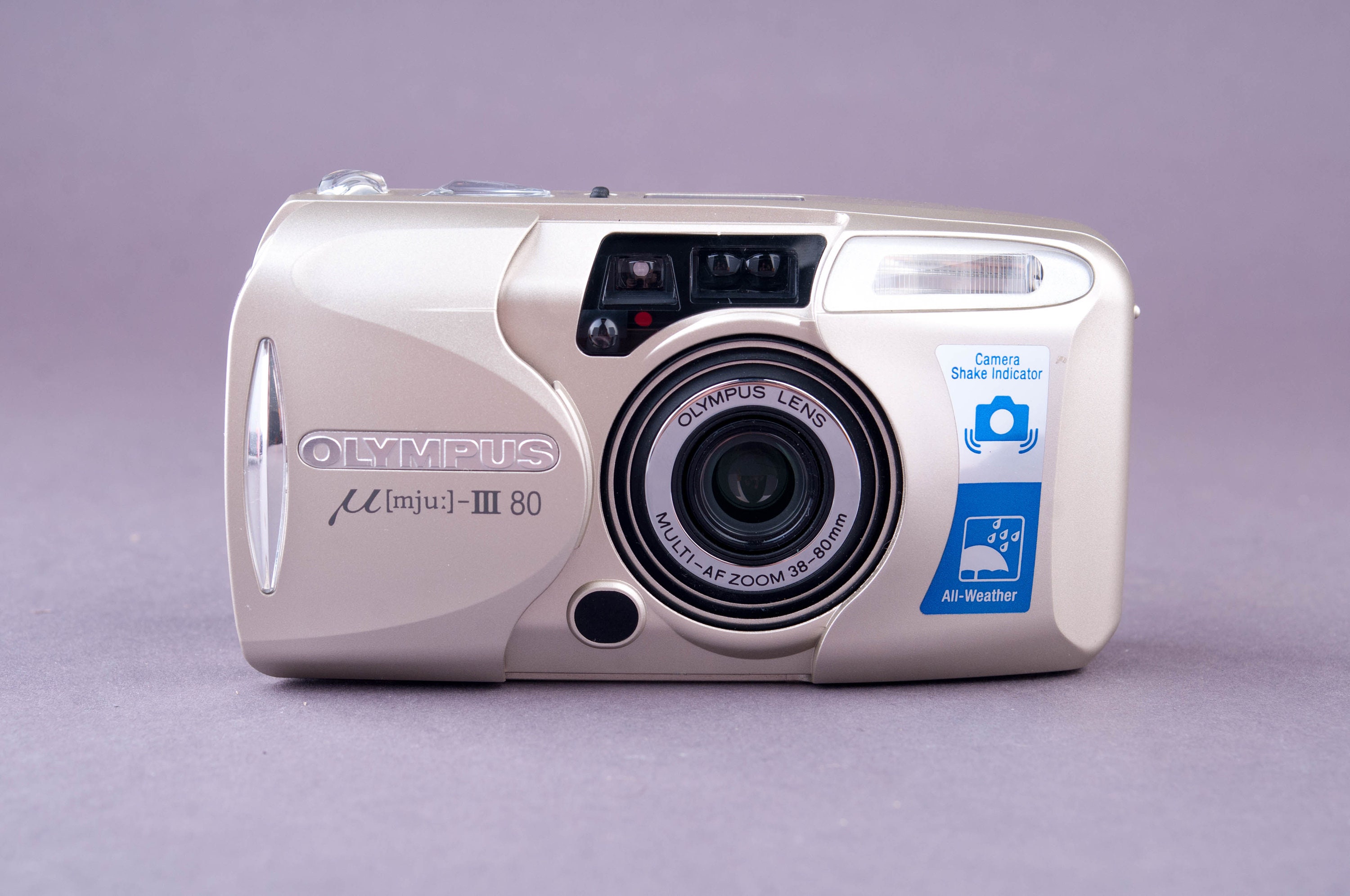 Olympus Mju III 80 Quartz Date 35mm Point&Shoot Film Camera Etsy