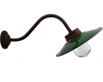 French barn light with enamel shade | Wall light| Exterior light|