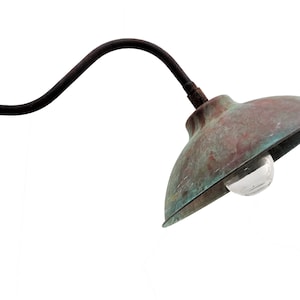 French vintage Barn lamp with copper shade| Garden lighting | Outdoor lighting