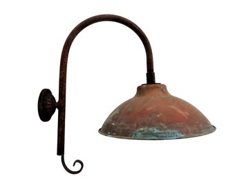 French wall lamp with copper screen | Porch lighting | Outdoor lighting