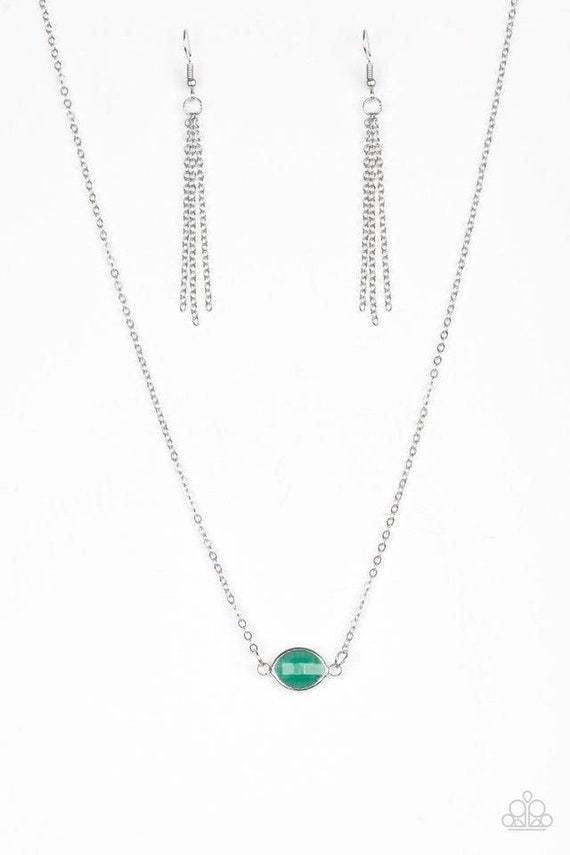 Wonderfully Walla Walla - Green Paparazzi Necklace – Jazzy Bling Jewels LLC