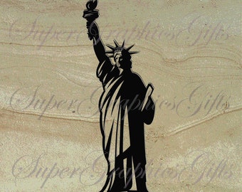 Fourth of july svg- Statue of Liberty svg-patriotic svg,4th of july svg,lady liberty svg-new york svg-memorial day svg-DXF files for plasma