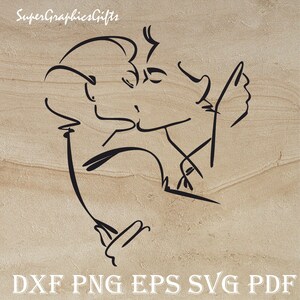 カップル svg、シルエット クリップアート、カップル シルエット、愛のシルエット、キューピッド シルエット、カップル クリップアート、ミスターとミセス svg、キスをするカップル svg