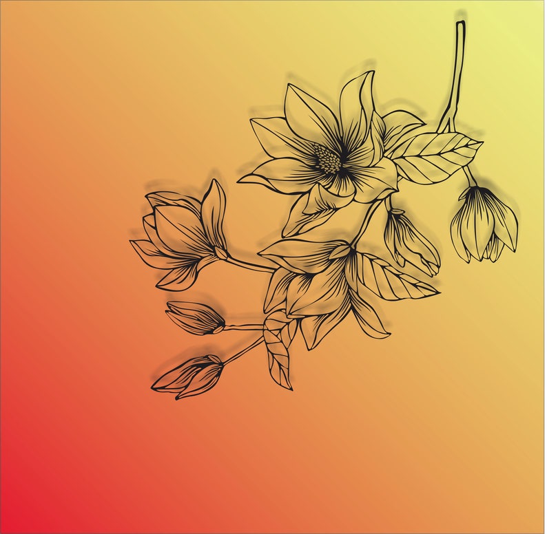 Free Free Magnolia Flower Svg File Free 395 SVG PNG EPS DXF File