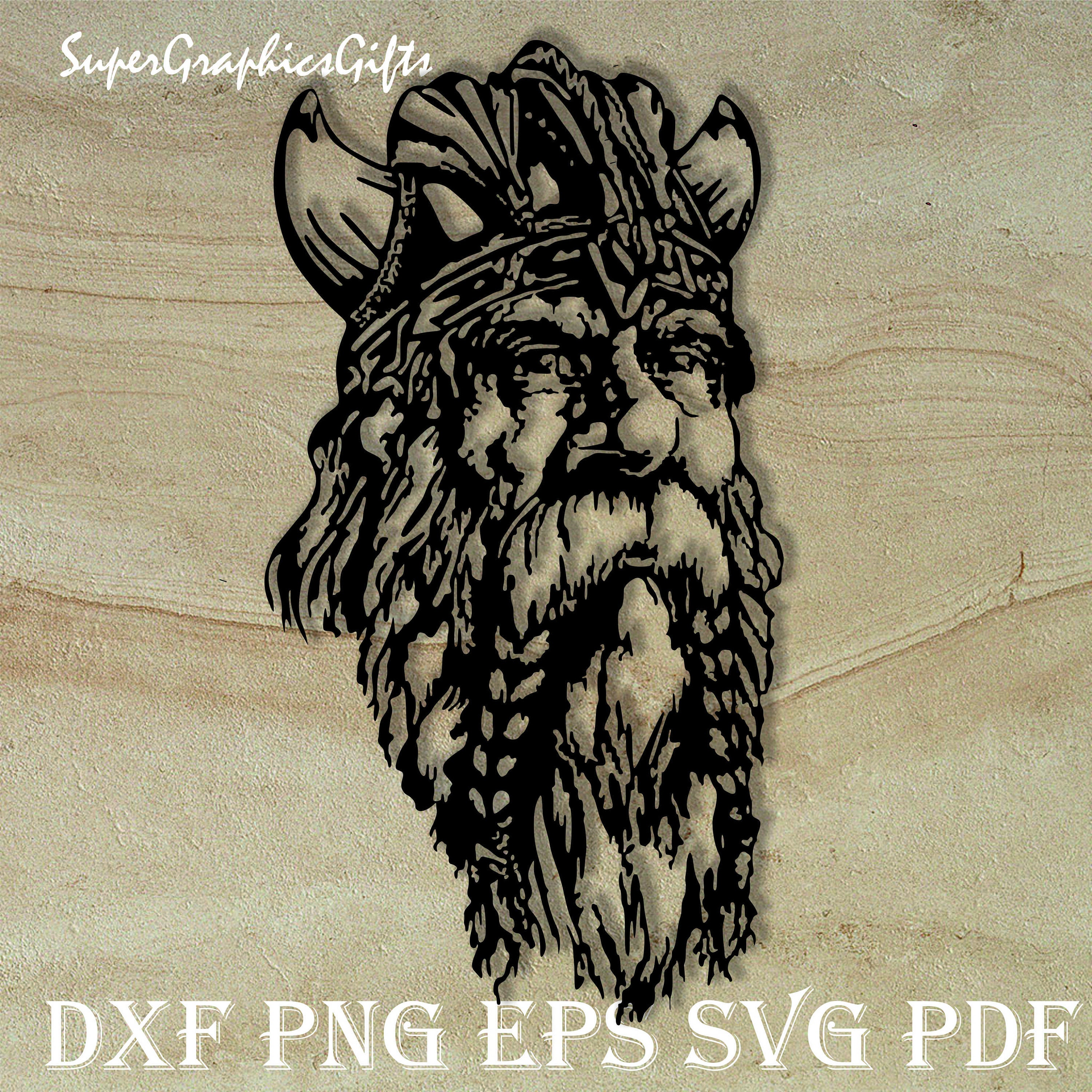 Viking Svg Viking Warrior Ancient Warrior Bearded Viking | Etsy