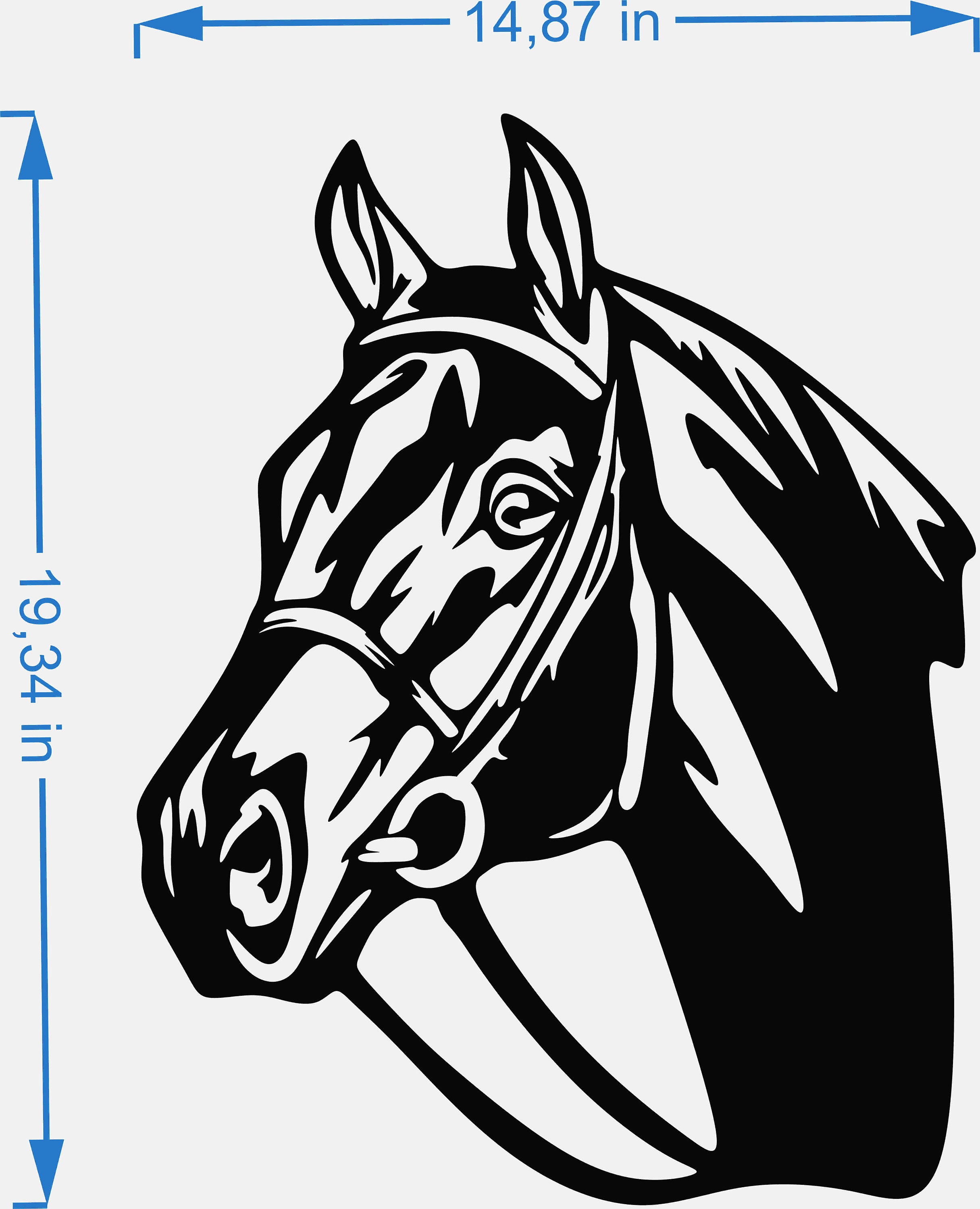 Horse Head Svg Horse SVG Western Svg horse Dxf Horse - Etsy Hong Kong
