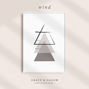 Wind Alchemy Decor | Alchemy Print | Printable Wall Art