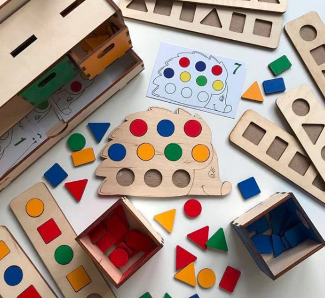 Laser Cut Puzzle Box for Kids SVG Laser Cut Files SVG Etsy