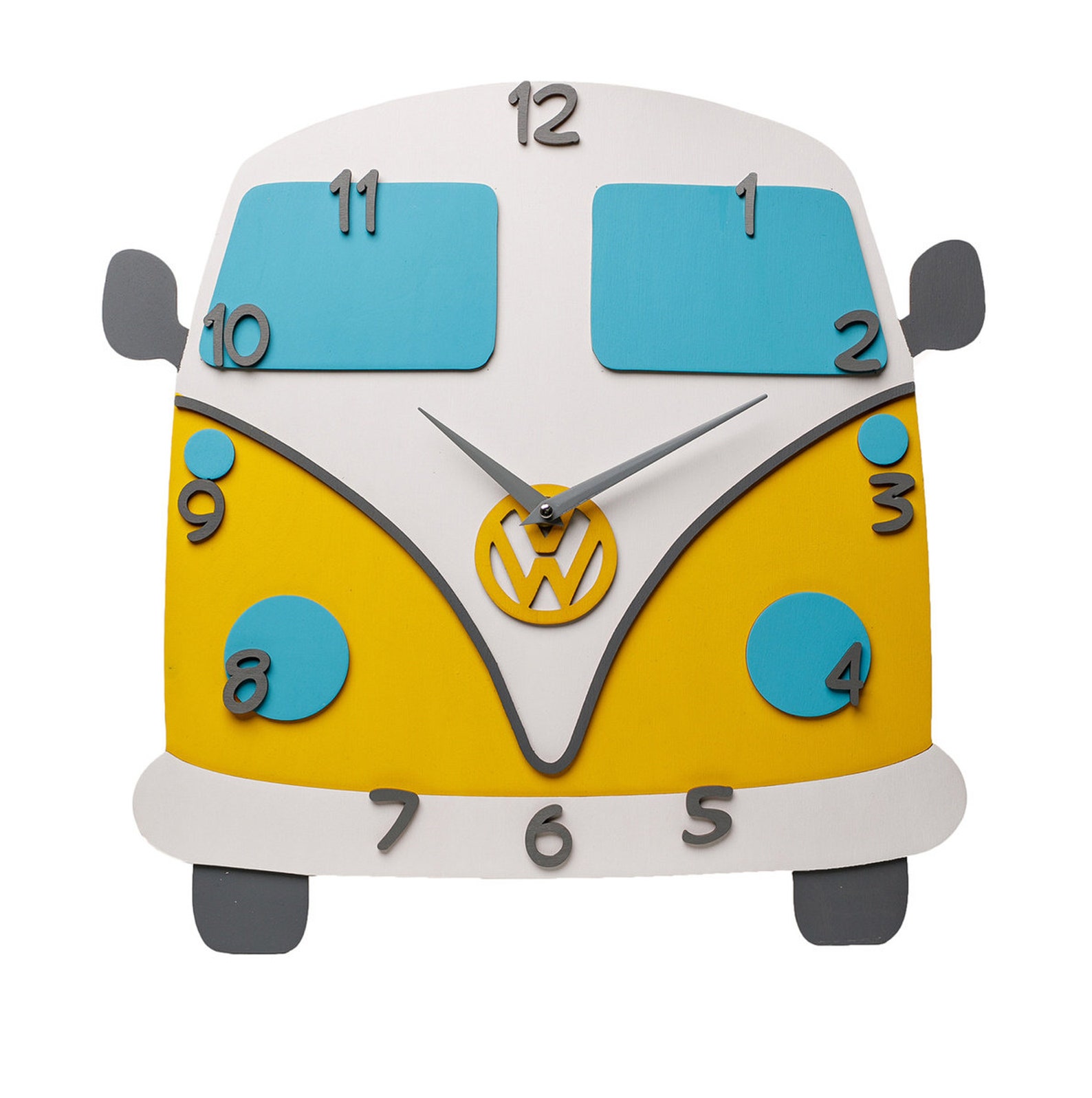 Wall watch Volkswagen Clock Laser Cut Files SVG DXF CDR Etsy