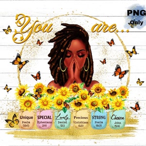 Black Women PNG, You Are Png, Afro Queen PNG, Melanin Girl, Black Queen png, PNG Sublimation, Digital File Sublimation, Afro American Girl