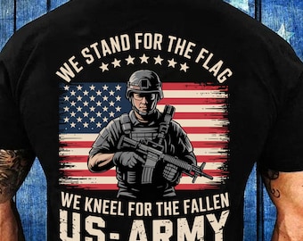 We Stand For the Flag PNG Sublimation Design, Memorial Day Png, Veteran Shirt Gift, Patriotic Png, Memorial Day Shirt PNG Digital File