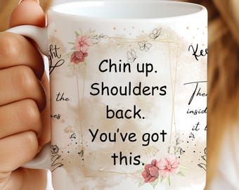 My Daily Affirmations Mug Wrap, 11oz & 15oz Mug Template, Motivational Mug Png, Daily Reminders Mug Wrap, PNG Files Digital Download