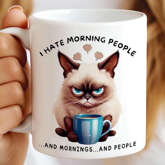 Funny Cat Mug Wrap, 11oz & 15oz Mug Template, Sarcastic Cat Mug Wraps, Mug Sublimation Design, Cat Lovers Mug Wrap PNG File Digital Download