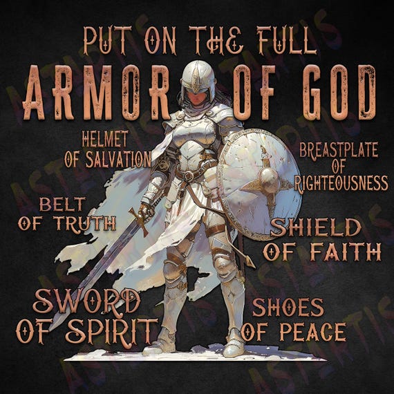 Armor Of God PNG Sublimation Design, Woman Shirt Design, Bible Verse Ephesians, Ephesians 6, Christian Jesus Shirt, Woman Of Faith PNG