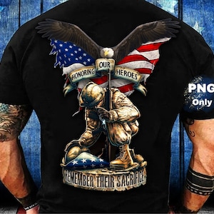 Remember Their Sacrifice | Sublimation Designs Downloads | Png | Png Files | Instant Downloads | Veterans Gift | Patriotic Png | Sublimation