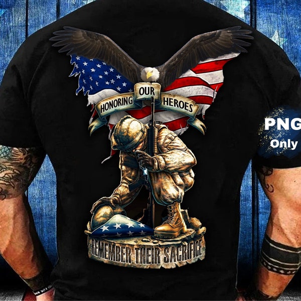 Remember Their Sacrifice | Sublimation Designs Downloads | Png | Png Files | Instant Downloads | Veterans Gift | Patriotic Png | Sublimation