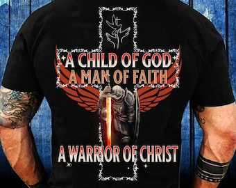 Un enfant de DIEU PNG Design en sublimation, armure de DIEU Png, cadeau chrétien, un guerrier du Christ Jésus chemise t-shirt graphique chrétien