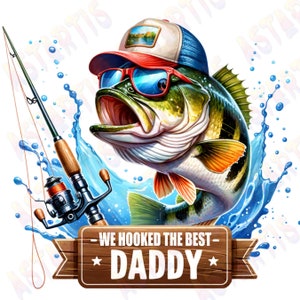 We Hooked The Best Daddy Funny Fishing Life Shirt, Fishing Dad Shirt, Fisherman Grandpa Papa, The Rodfather Shirt, Father&#39;s Day Gift For Dad