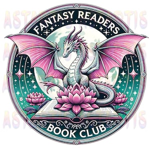 Fantasy Readers Book Club PNG Sublimation Design, Romantasy, Bookish PNG, Romantasy Reader, Fantasy Reader Png, Book Club Png Digital File