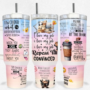 Funny Office Tumbler Wrap 40oz Tumbler Design, Funny Tumbler Wrap, Funny Coworker Gift,  Coworker Tumbler PNG Files Digital Download