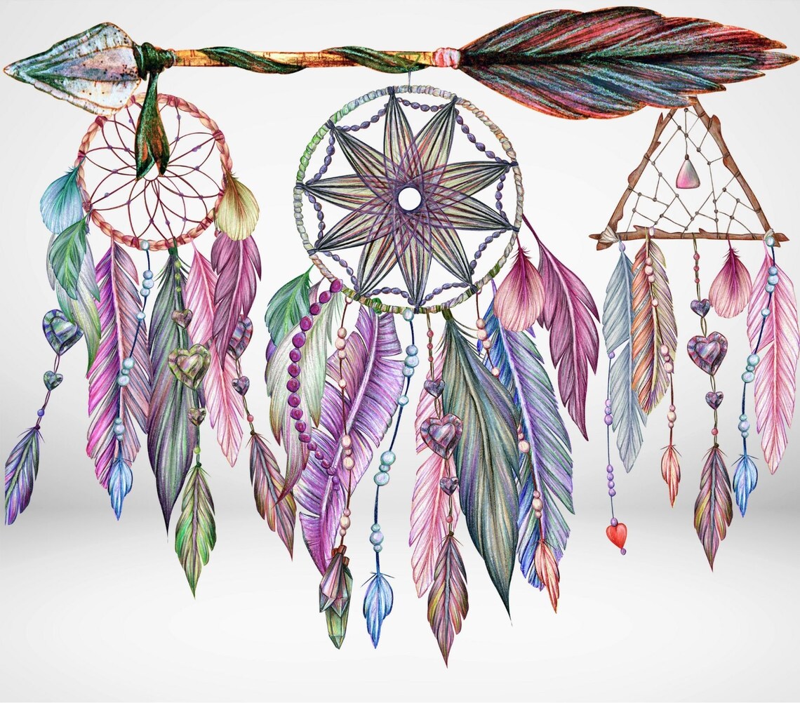 Feather Dream Catcher Boho Pattern Print Women Casual Bomber Jacket