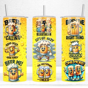 Grappige wrap bierbeker, alcohol beker wrap, 20oz magere beker wrap, grappige beker wrap, grappige biercadeaus, png-bestanden digitale download