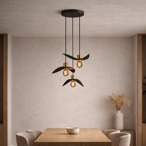 スカンジナビア風木製ペンダントライト、ダイニングテーブルランプ、手作り木製吊り下げライト、モダンな天井照明器具、ミニマリストホームデコレーション照明