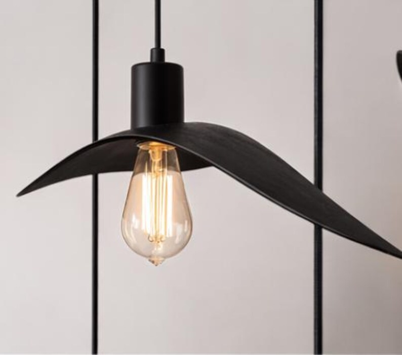 Natural Wood Pendant Light, Minimalist Chandelier, Brown Bird Wing Lamp, Scandinavian Loft Ceiling Lighting, Modern Cozy Home Decor 2026 image 10