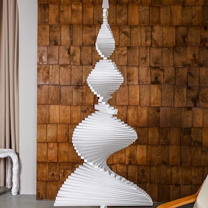 Modern pallet Xmas tree, large wooden Christmas tree, white eco-friendly holiday decor, solid wood alternative Xmas , modern Xmas tree