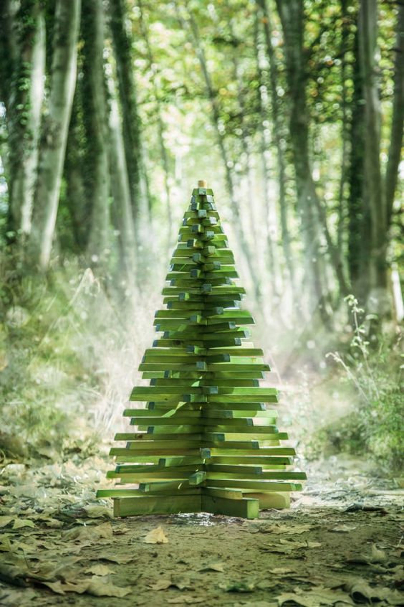 Colored eco christmas tree 20212022 Wooden handmade christmas Etsy