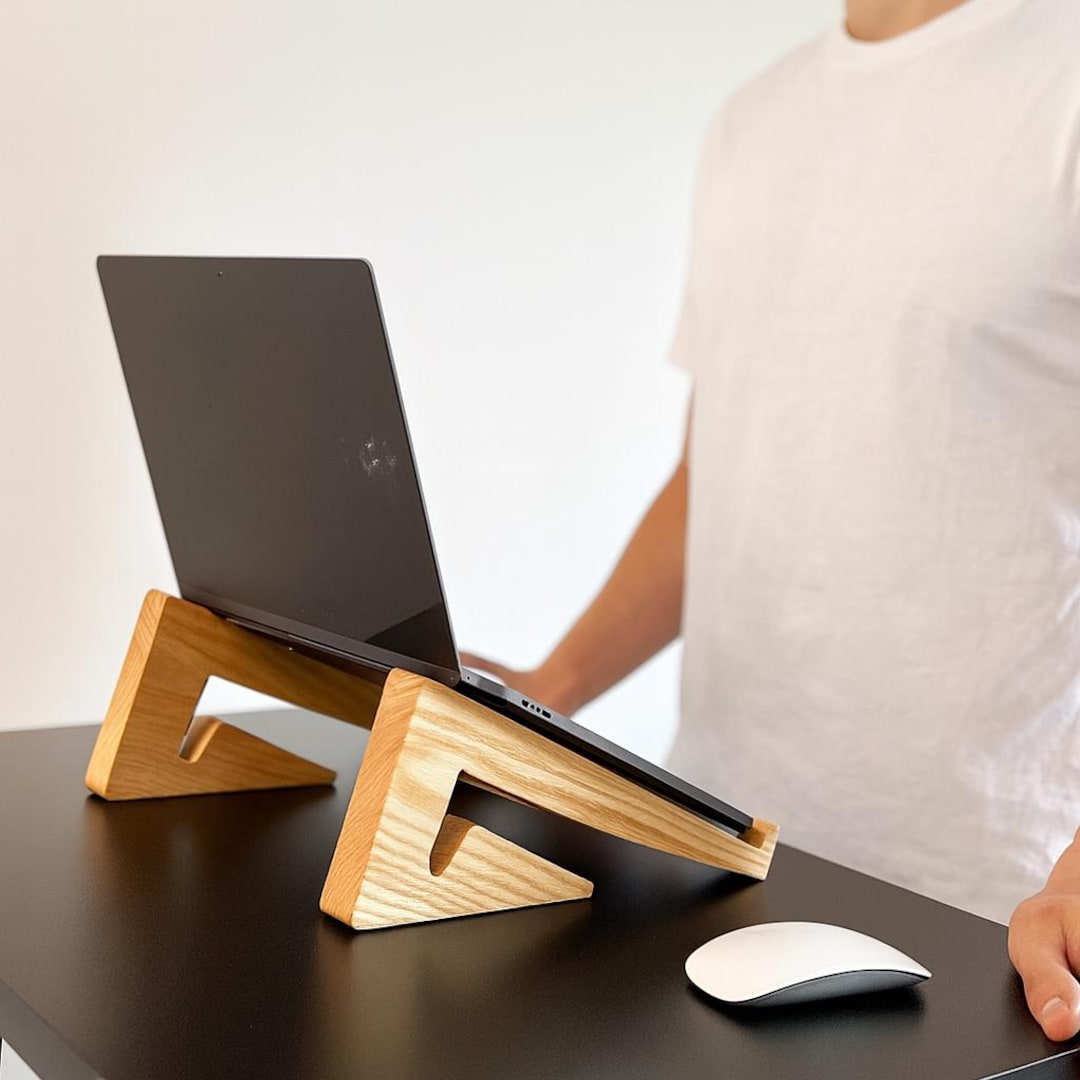 Custom Computer Stand Custom Laptop Stand, Wooden Laptop Stand, Laptop Desk, Eco Laptop Stand ...