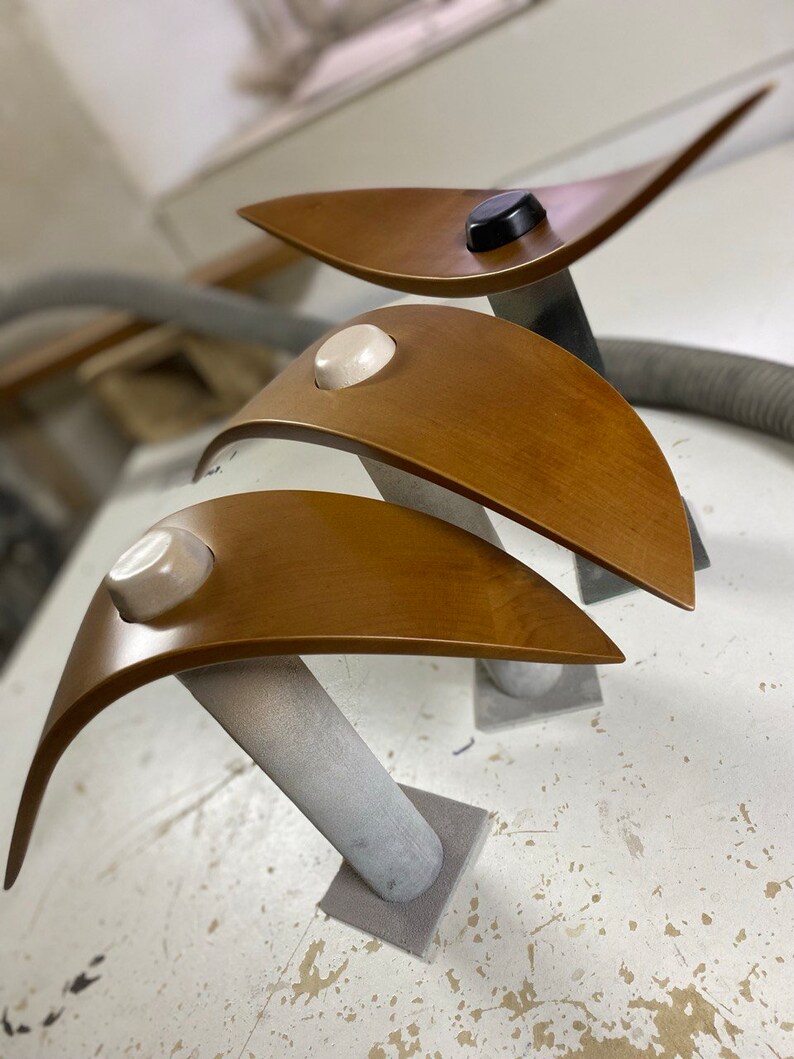 Minimalist Wooden Fixturel, Brown Wings Lamp, Hanging Decor, Modern ...