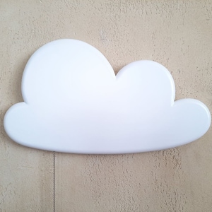 Cute wooden cloud lamp, wooden wall light, neutral nursery lamp, cloud wall lamp, baby night light, nursery wall decor, baby shower gift