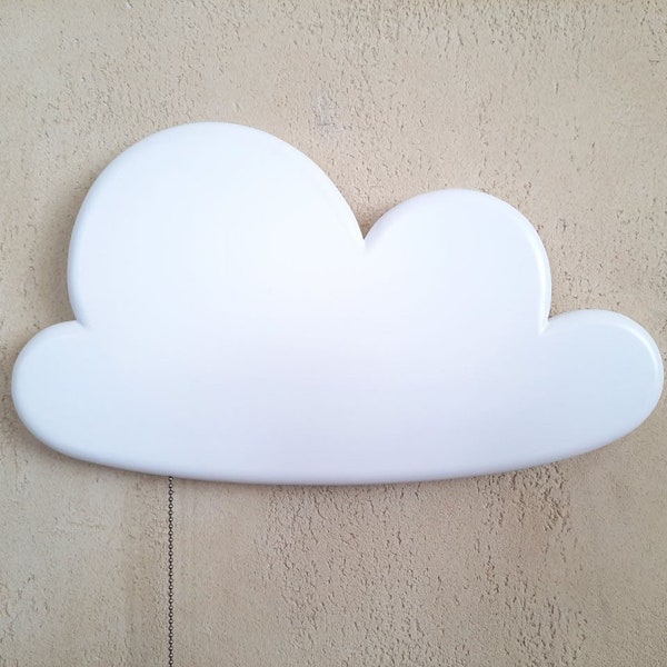 Cloud Wooden Lamp Night Light L-XL LED Handmade Wooden Nursery Decor Children's Lamp Baby Room Lamp Lampe Kinderzimmer Minimalistisch Kids