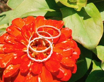 Minimalist stacking rings