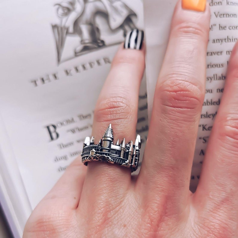 Harry Potter Hogwarts Castle Ring Etsy