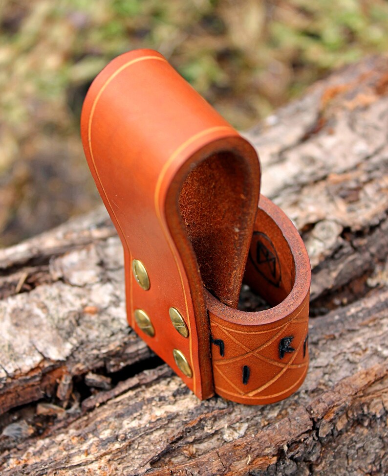 Handmade Axe Holder Runic / Axe Belt Loop / Viking Axe Holster Etsy