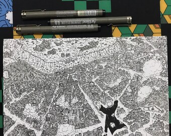 wallpapers This World Shall Know Pain Manga Panel etsy