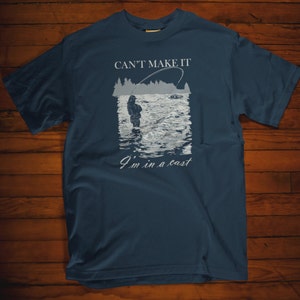 おもしろい釣りシャツ - ギプスをしているので行けません - メンズ釣りシャツ、漁師へのギフト、釣りTシャツ、クールな釣りシャツ、フライフィッシング