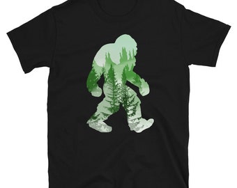 Camisa Bigfoot, camisa Sasquatch, mono noroeste, yeit, criptozoología, creer, paranormal, aventura, camiseta noroeste, camisa de senderismo