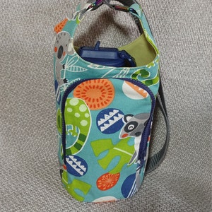 H2O 2GO Water Bottle Carrier - Tropical print