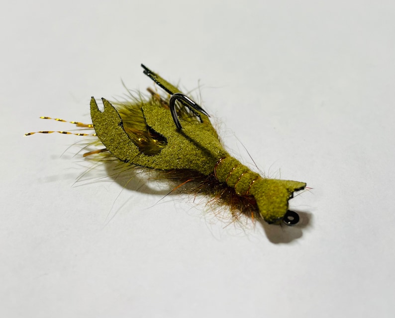 Crayfish Fly Crawdad Fly Bass Flies Trout Flies Fly Fly Etsy